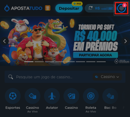 onde entrar para alterar a senha 
